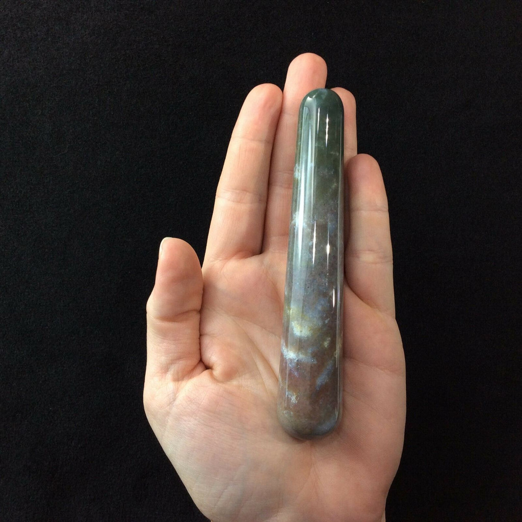 Agate Massage Wand Tool 170622 Stone of Protection Strength Metaphysical