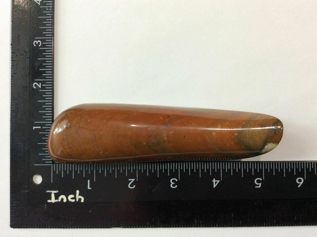 Mahogany Jasper Massage Wand 7oz 170329 Supreme Nurturer Metaphysical