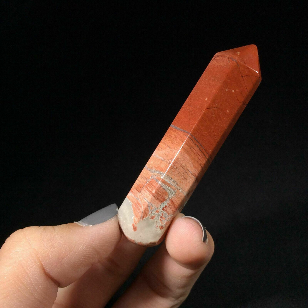 Brecciated Jasper Mini Massage Wand 63.0mm 171126 Supreme Nurturer Metaphysical