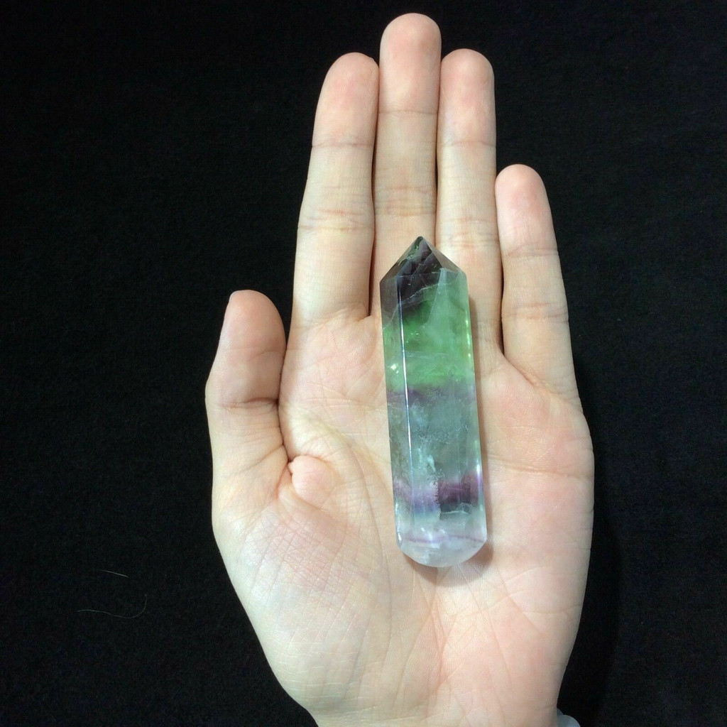 Fluorite Acupressure Massage Wand 180201 The Genius Stone Healing Metaphysical