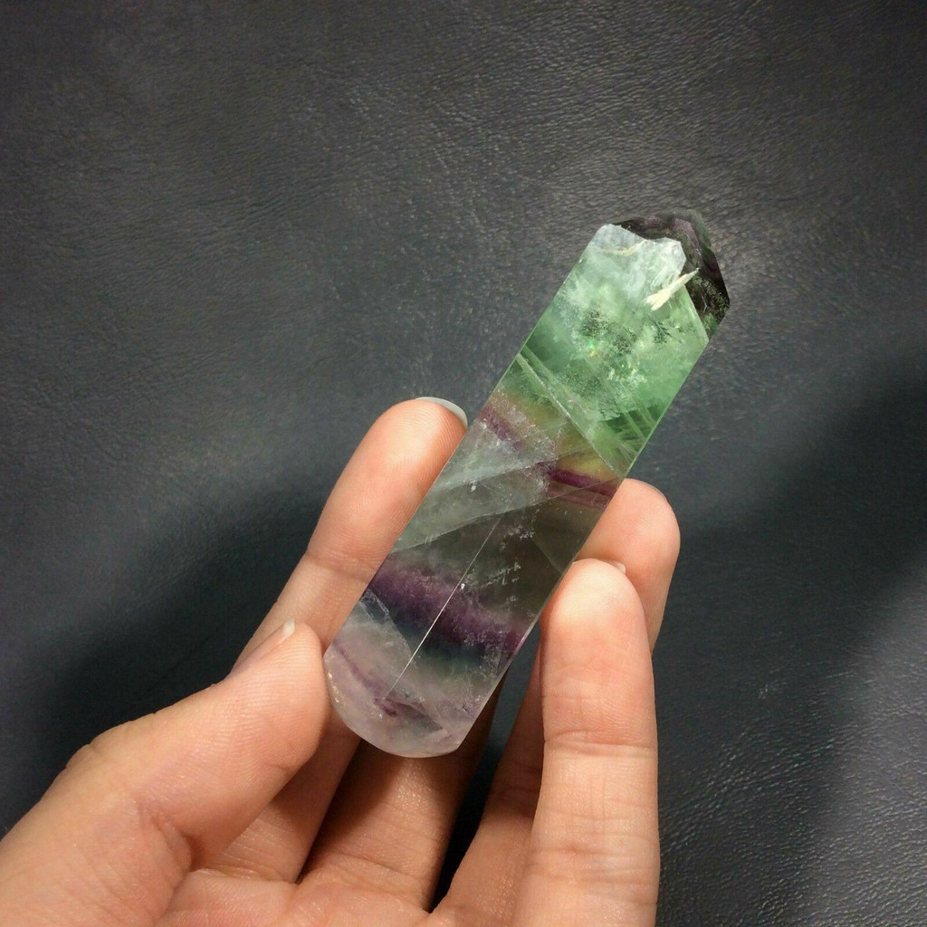 Fluorite Acupressure Massage Wand 180201 The Genius Stone Healing Metaphysical