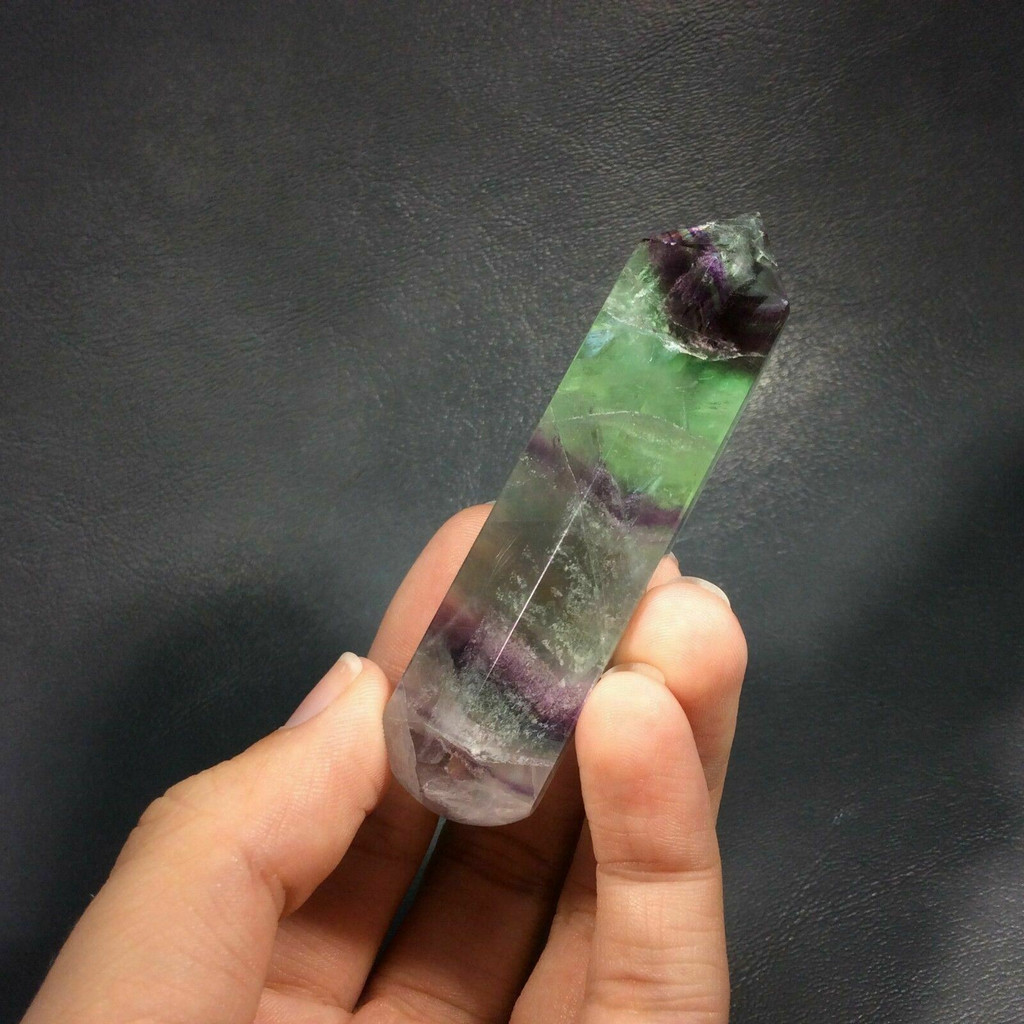 Fluorite Acupressure Massage Wand 180201 The Genius Stone Healing Metaphysical