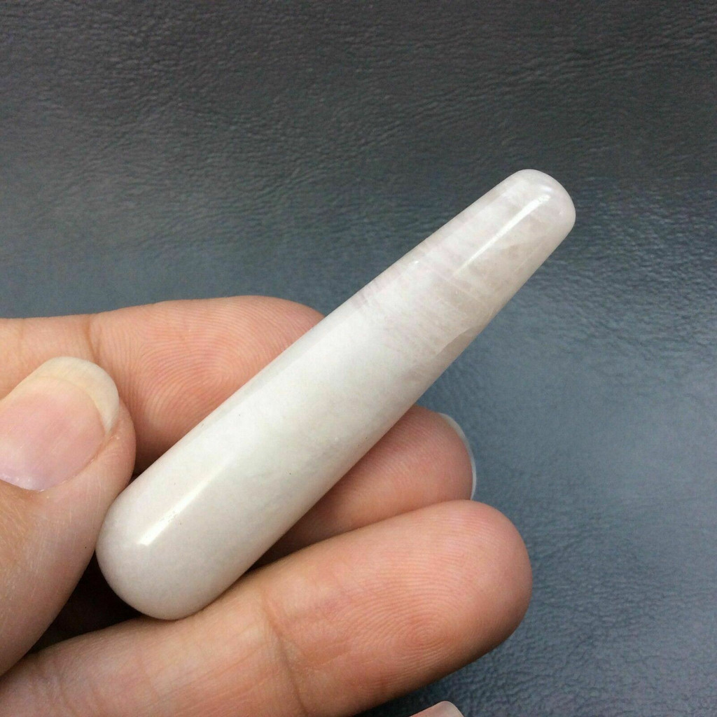 Rose Quartz Mini Massage Wand Tool 171059-58.9mm Metaphysical Healing Crystal