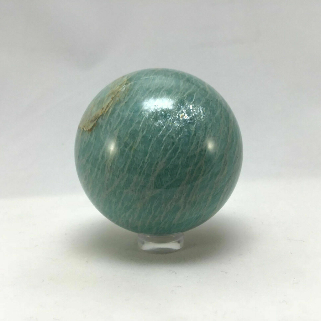 Amazonite Sphere 181102-55mm Green Blue Stone of Communication Metaphysical