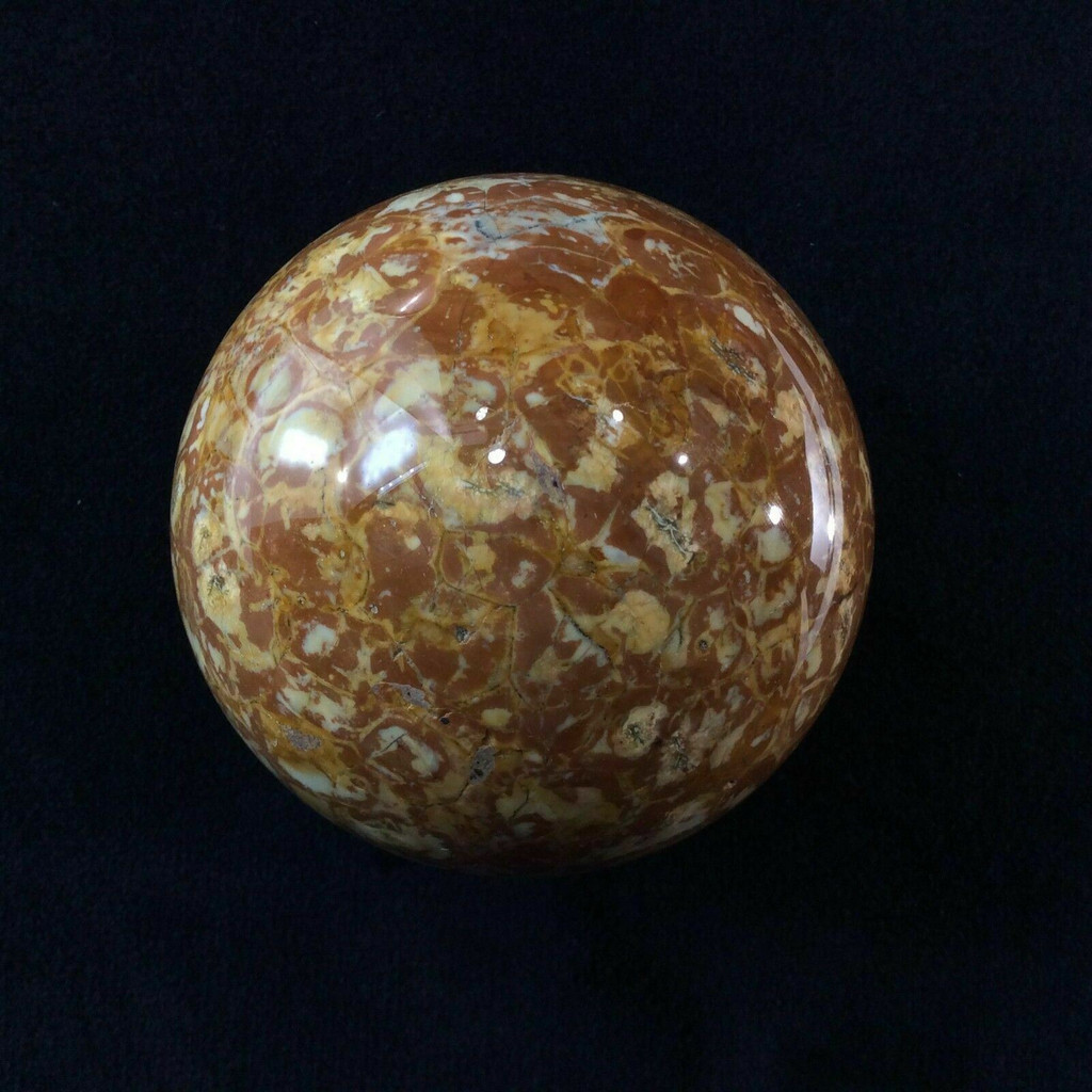 Leopard Skin Jasper Sphere 170603 80mm Stone of Shamanic Journeying Metaphysical