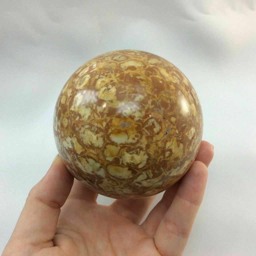 Leopard Skin Jasper Sphere 170603 80mm Stone of Shamanic Journeying Metaphysical