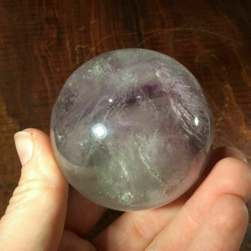 Fluorite Crystal Sphere 57mm 2.25in Decor Crystal Healing Metaphysical