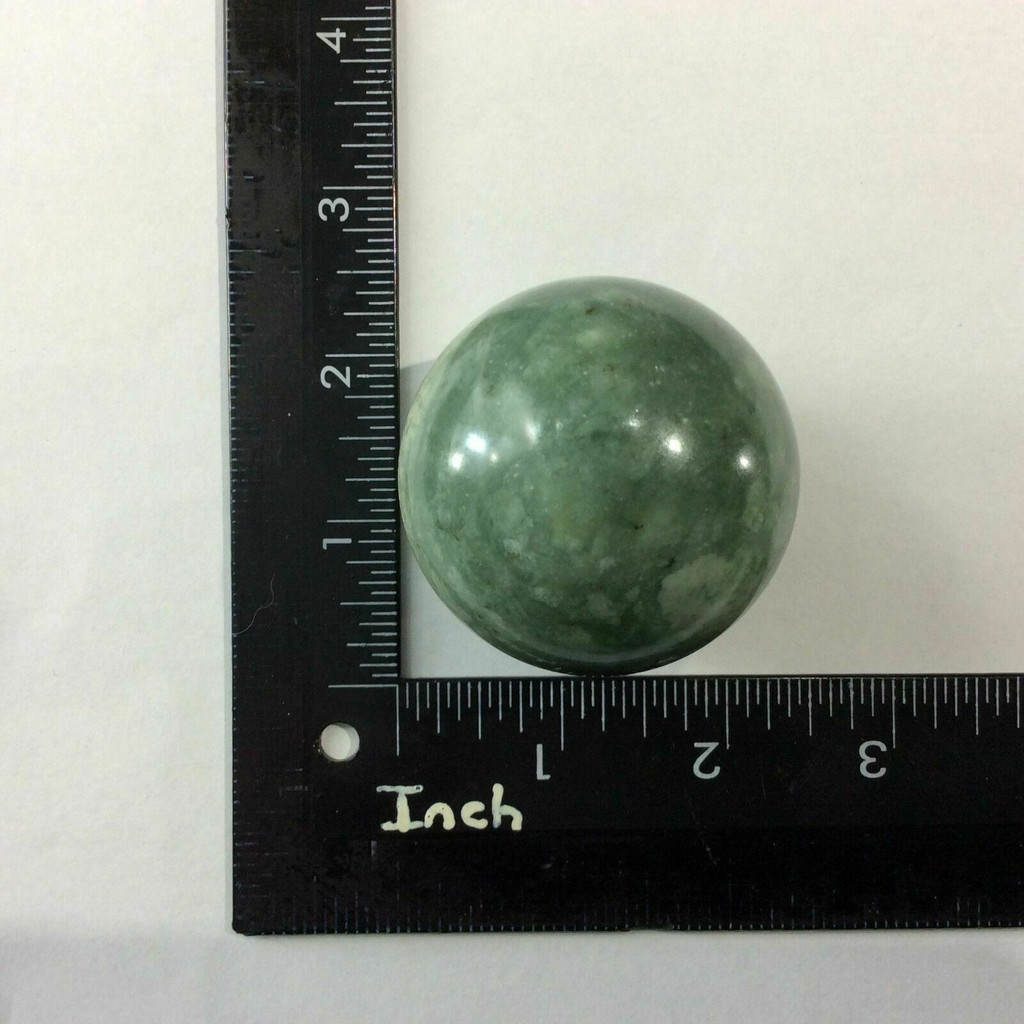 Jade Sphere 170505 53mm 2in Master Healer Metaphysical Crystal Healing