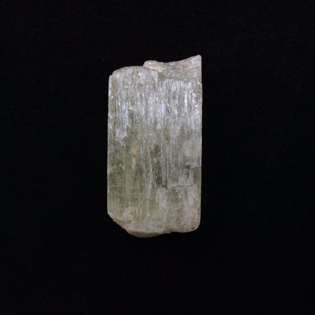 MeldedMind Rough Green Kunzite Specimen 1.38in Natural Green Crystal 170438