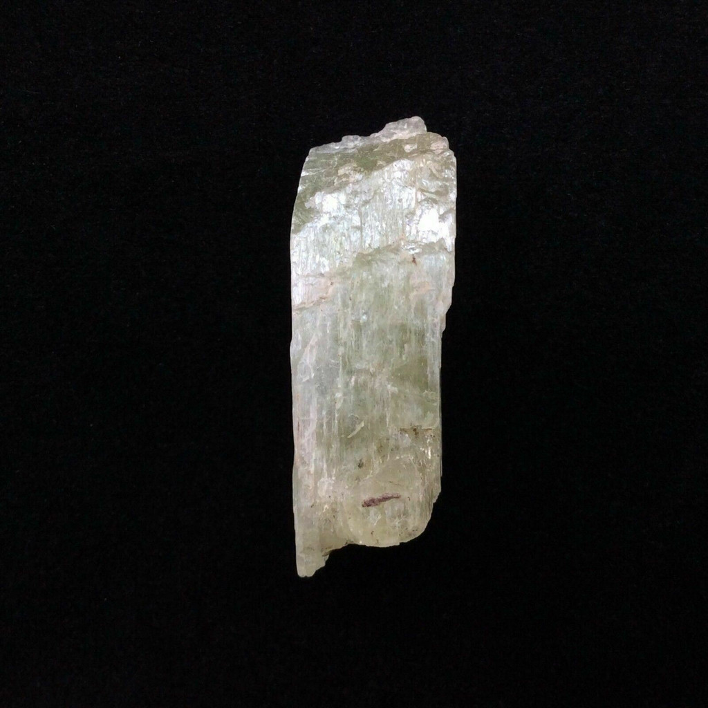 MeldedMind Rough Green Kunzite Specimen 1.38in Natural Green Crystal 170444