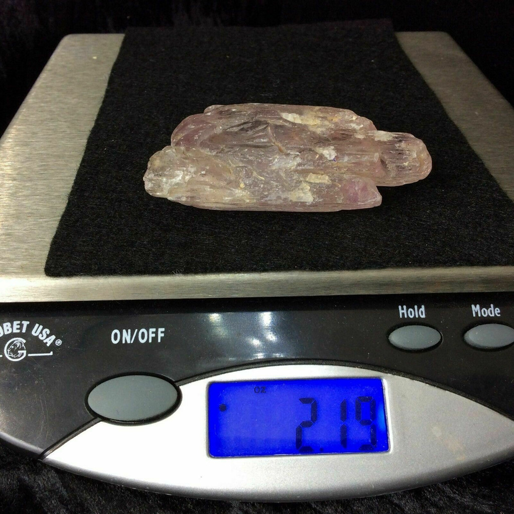 MeldedMind Rough Pink Kunzite Specimen 2.50in Natural Crystal Stone 008