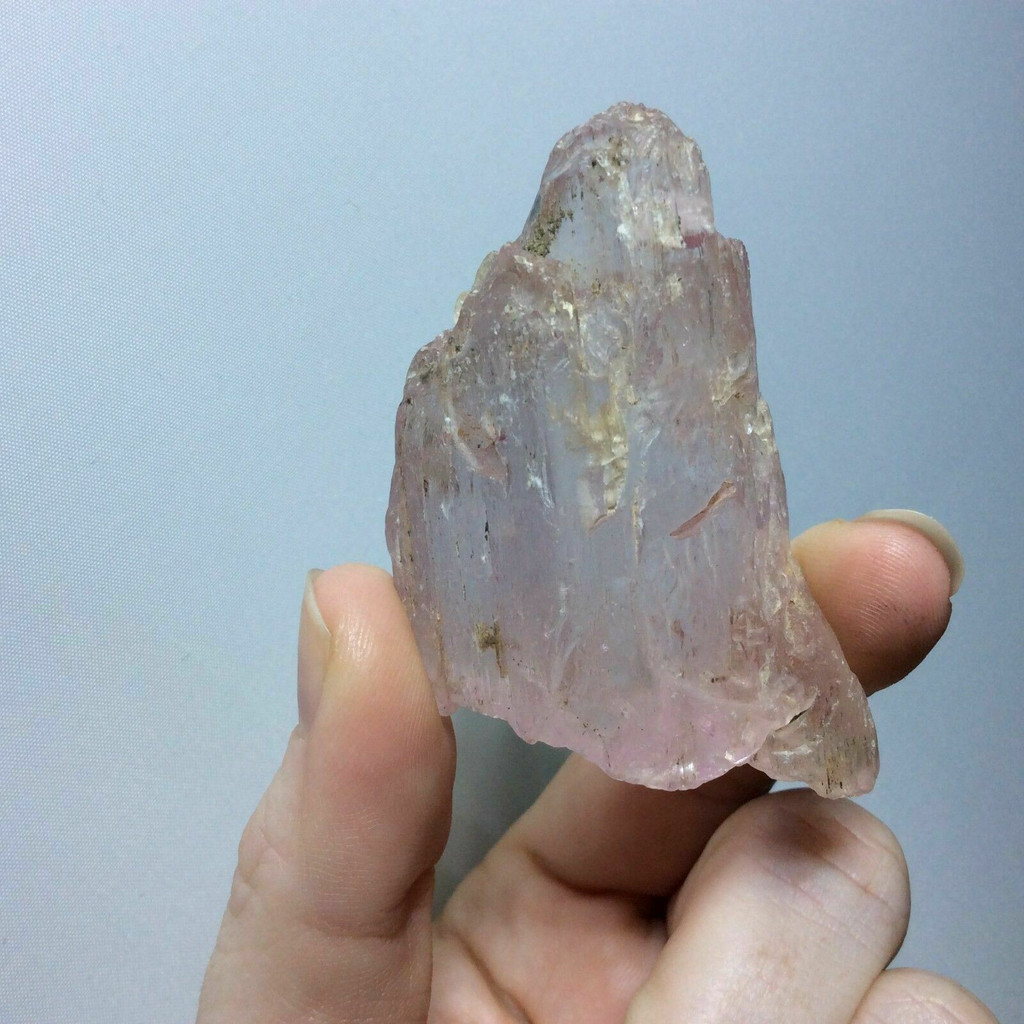 MeldedMind Rough Pink Kunzite Specimen 2.50in Natural Crystal Stone 008