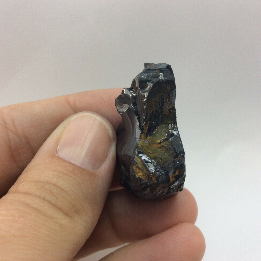 Rough Silver Shungite Specimen 171106 32.9mm Stone of Transformation 