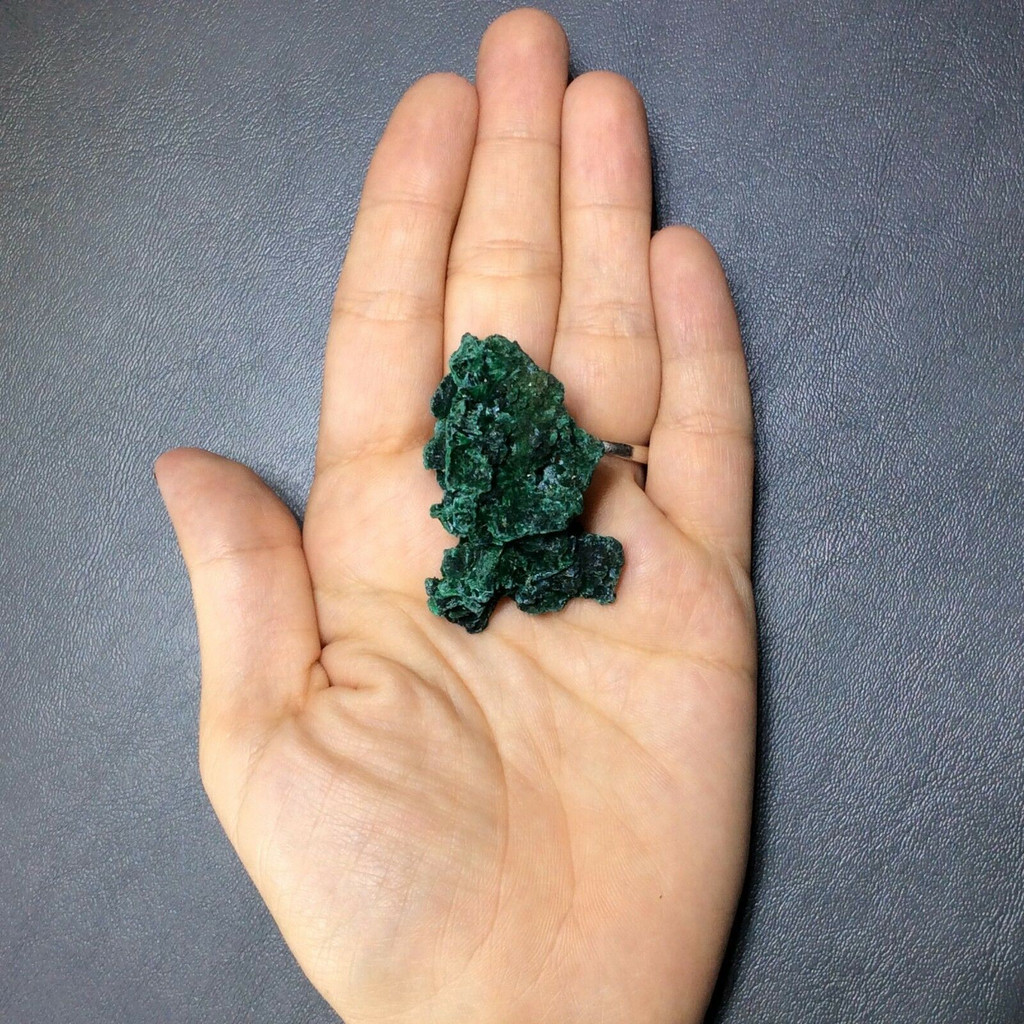 MeldedMind Rough Malachite Specimen 1.83in Natural Green Crystal 170914