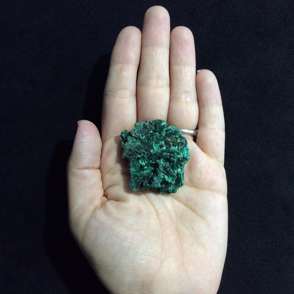 MeldedMind Rough Malachite Specimen 1.83in Natural Green Crystal 170920