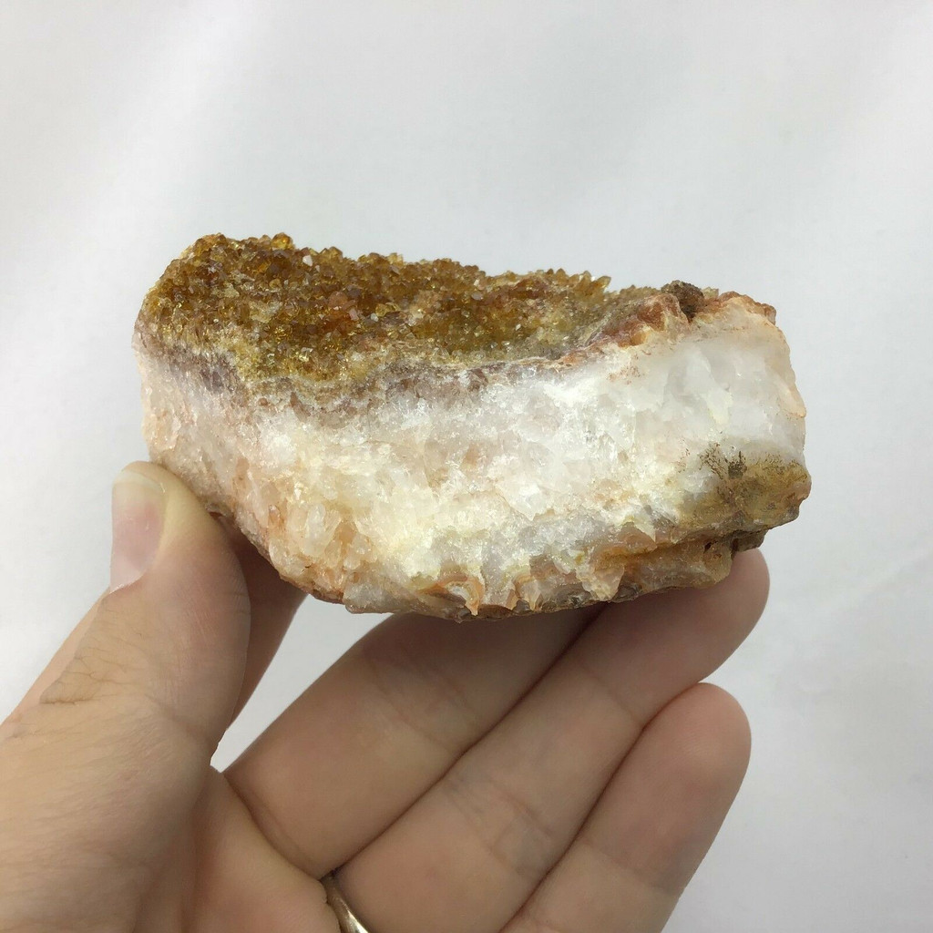 Natural Citrine Crystal Cluster 180866-178g Manifest Abundance and Prosperity