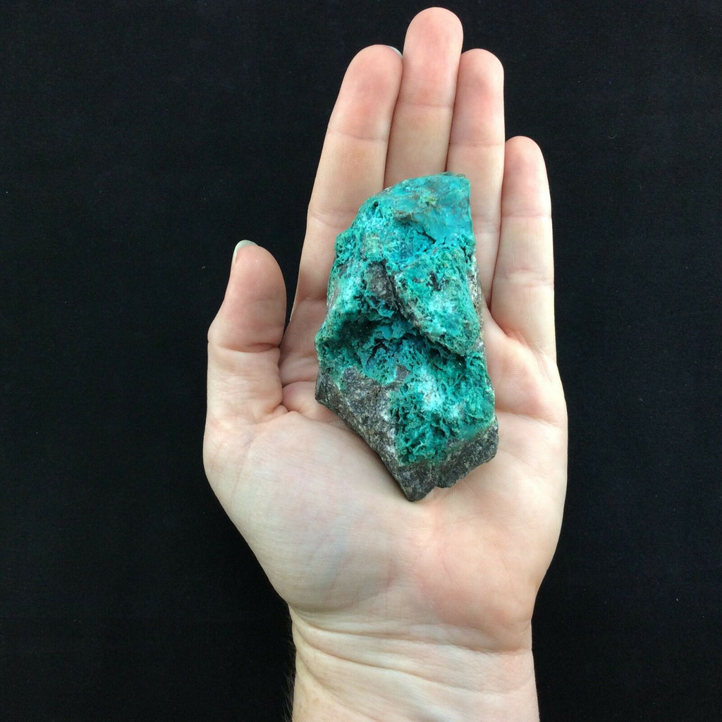 MeldedMind Rough Chrysocolla & Malachite Specimen Natural Blue Green Crystal #3