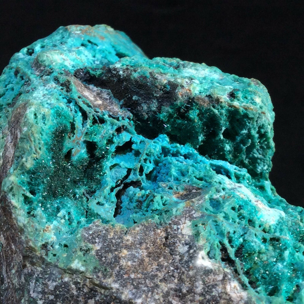 MeldedMind Rough Chrysocolla & Malachite Specimen Natural Blue Green Crystal #3
