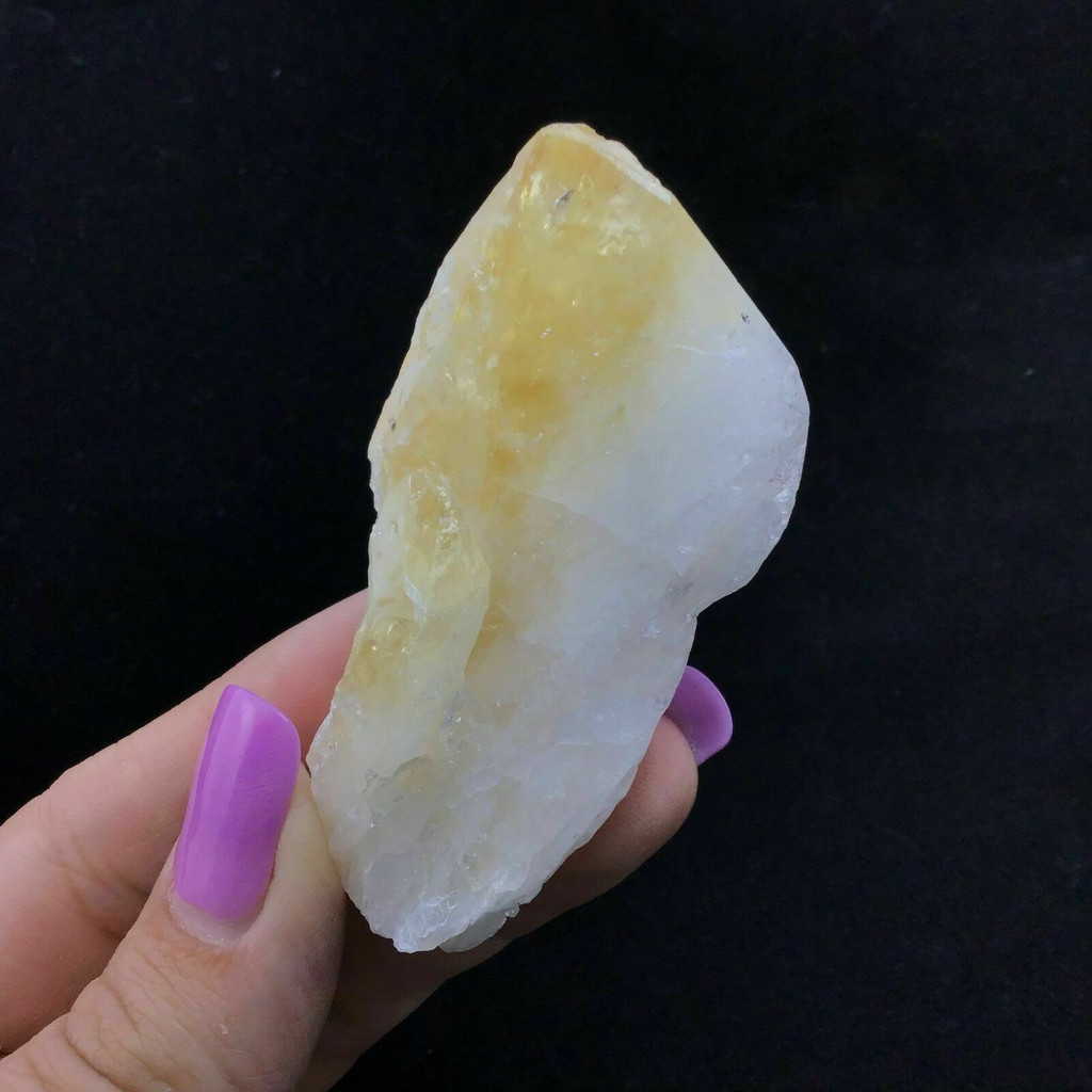 Natural Rough Citrine Point 1807119 73mm Merchants Stone Metaphysical Crystal