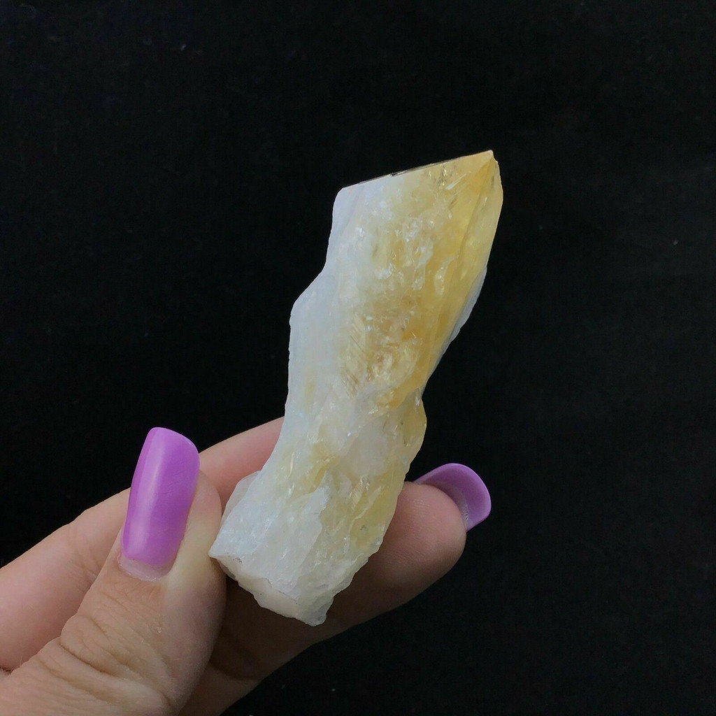 Natural Rough Citrine Point 1807119 73mm Merchants Stone Metaphysical Crystal