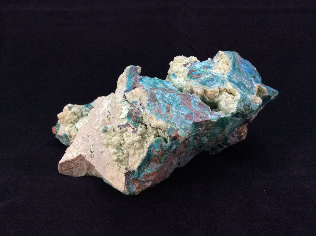 MeldedMind Rough Chrysocolla Specimen 4.91in Natural Green Crystal Mineral #10