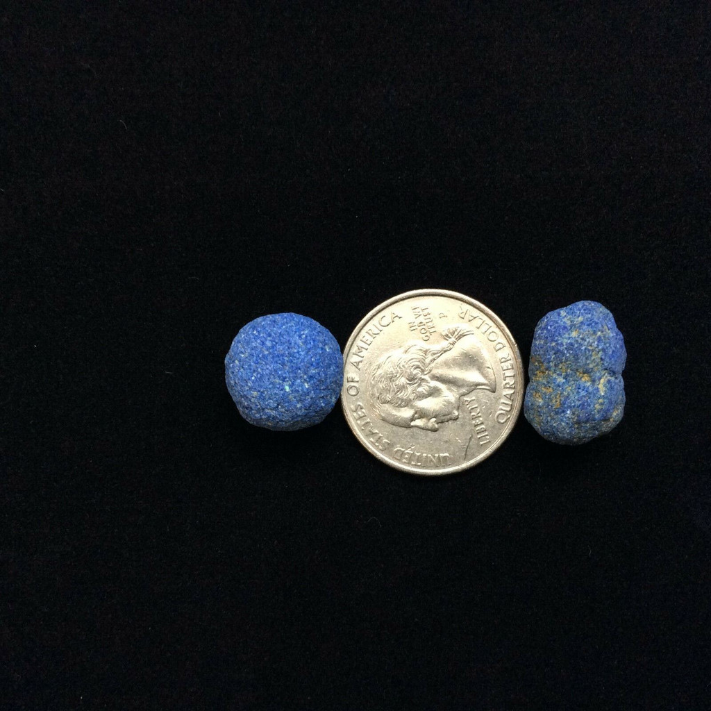 MeldedMind One (1) Medium Natural Rough Azurite Blueberry .50in - .62in Arizona