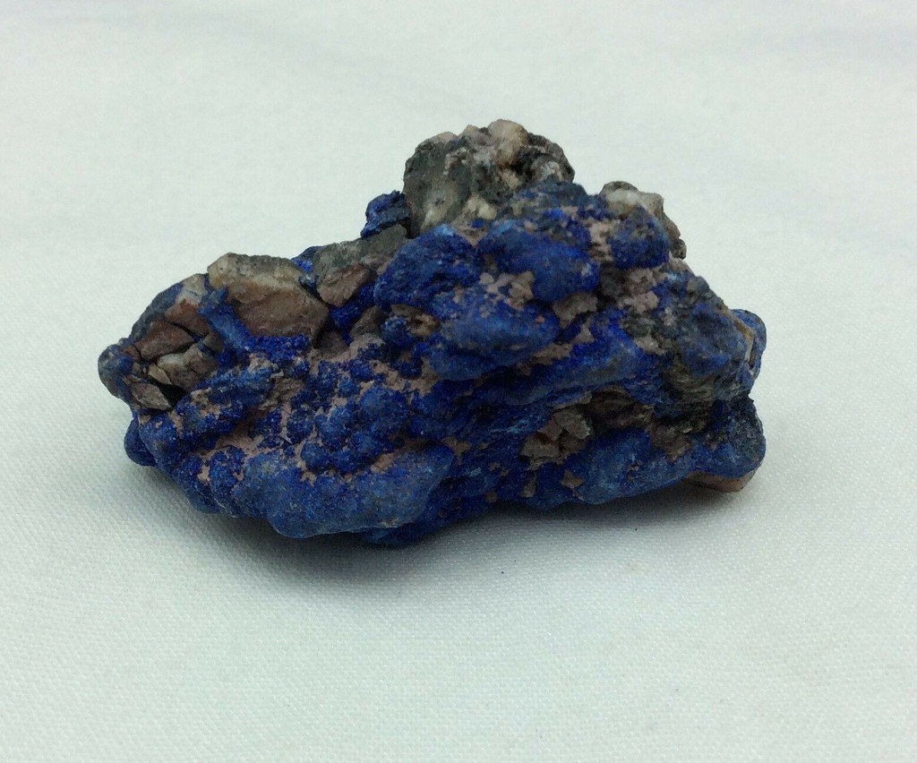 MeldedMind Natural Rough Azurite Specimen 1.39in x .79in Blue Crystal 25