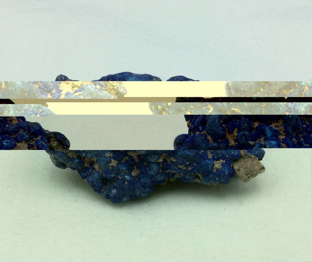 MeldedMind Natural Rough Azurite Specimen 1.39in x .79in Blue Crystal 25