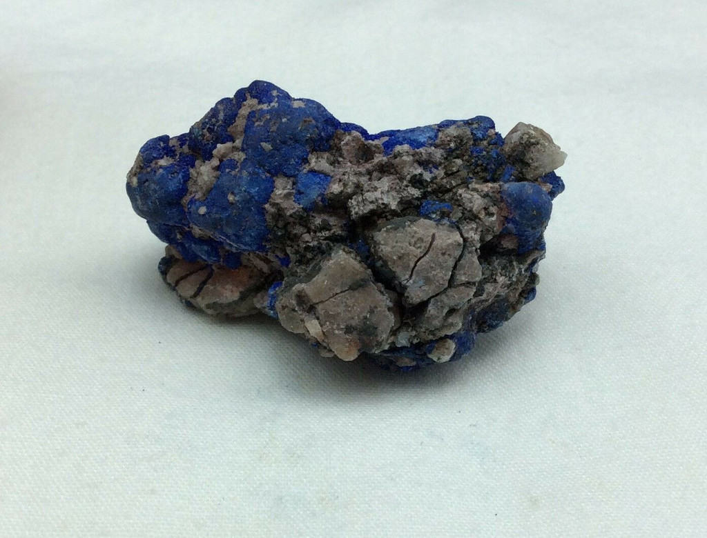 MeldedMind Natural Rough Azurite Specimen 1.39in x .79in Blue Crystal 25