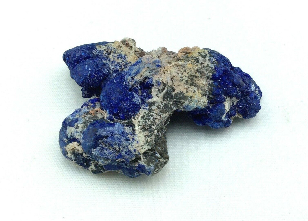 MeldedMind Natural Rough Azurite Specimen 1.54in x .55in Blue Crystal 150128