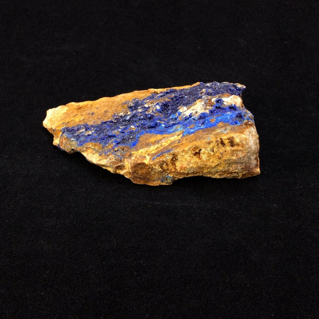 MeldedMind Natural Rough Azurite Specimen 2.22in x 1.20in Blue Crystal 51