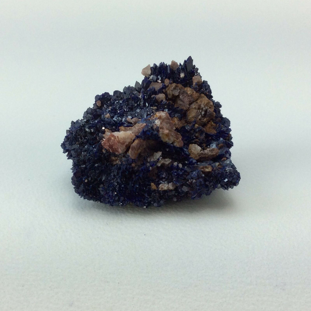 MeldedMind Natural Rough Azurite Specimen .96in x .84in Blue Crystal 160771