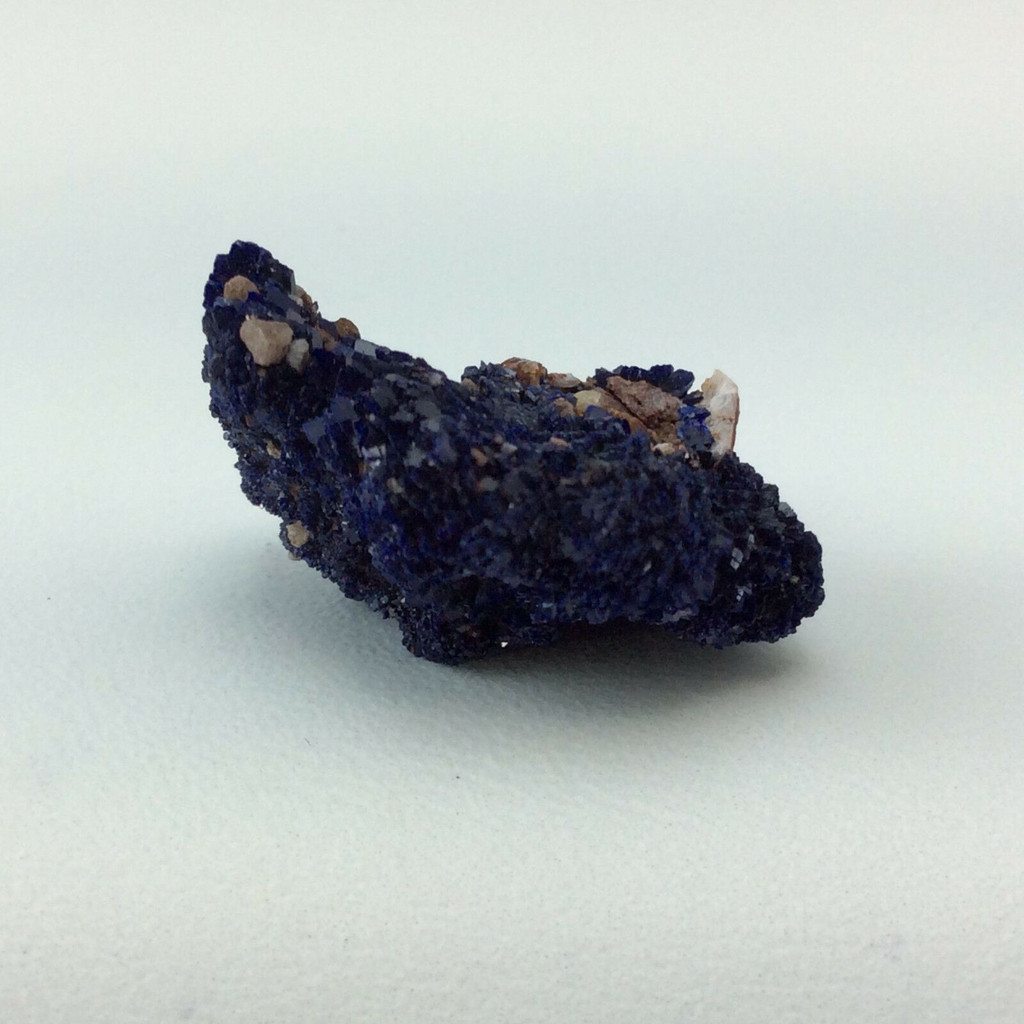 MeldedMind Natural Rough Azurite Specimen .96in x .84in Blue Crystal 160771