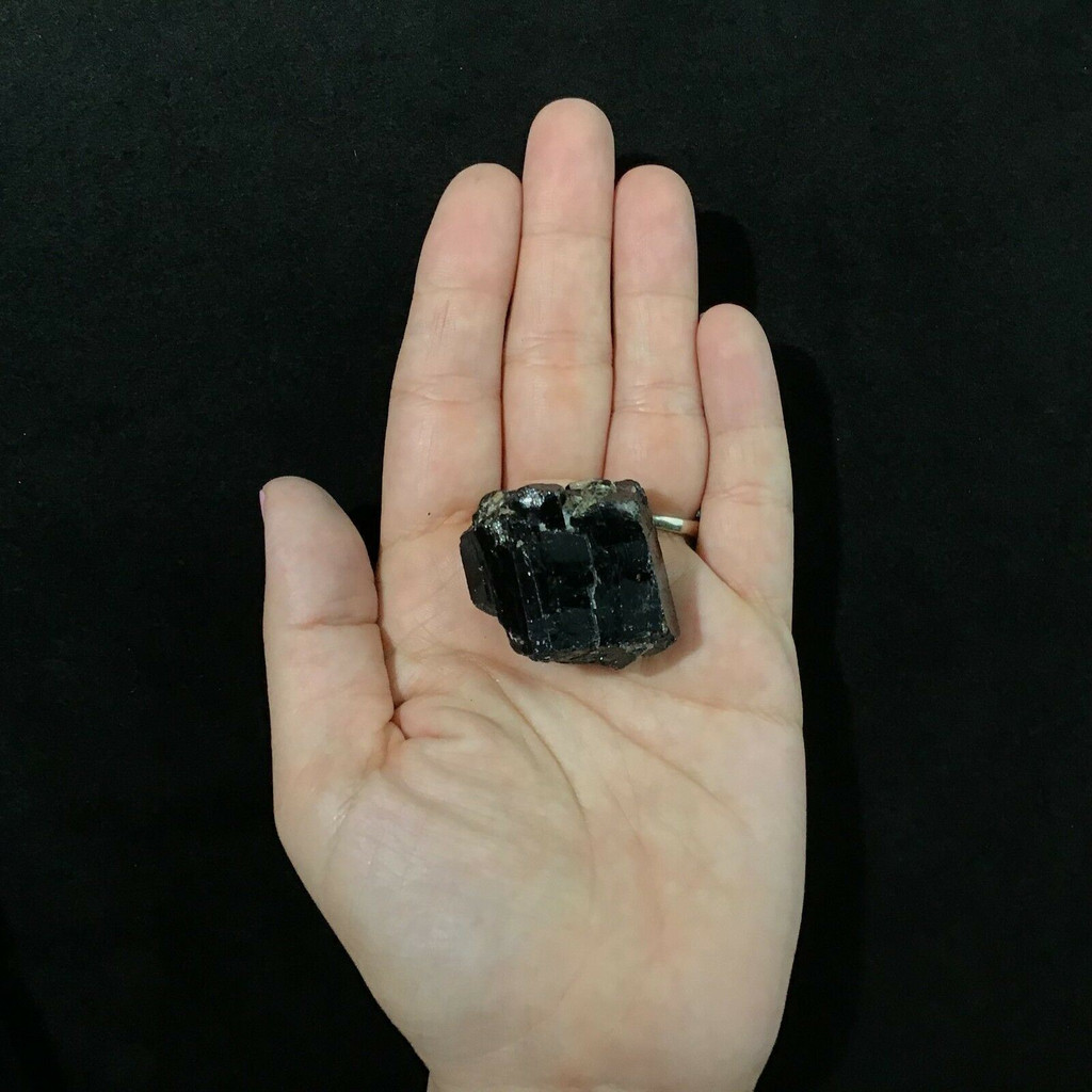 Black Tourmaline Specimen 53g 1901-36 Stone of the Healer Metaphysical