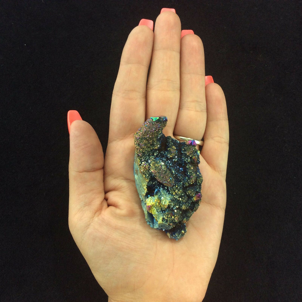 Titanium Aura Quartz Specimen 180419 75mm Multi-Dimensional Healing