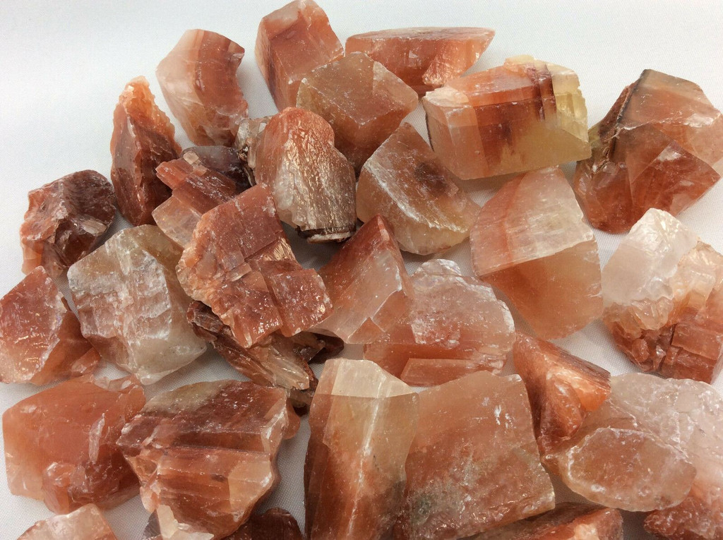 MeldedMind One (1) Rough Red Calcite Natural Red Crystal