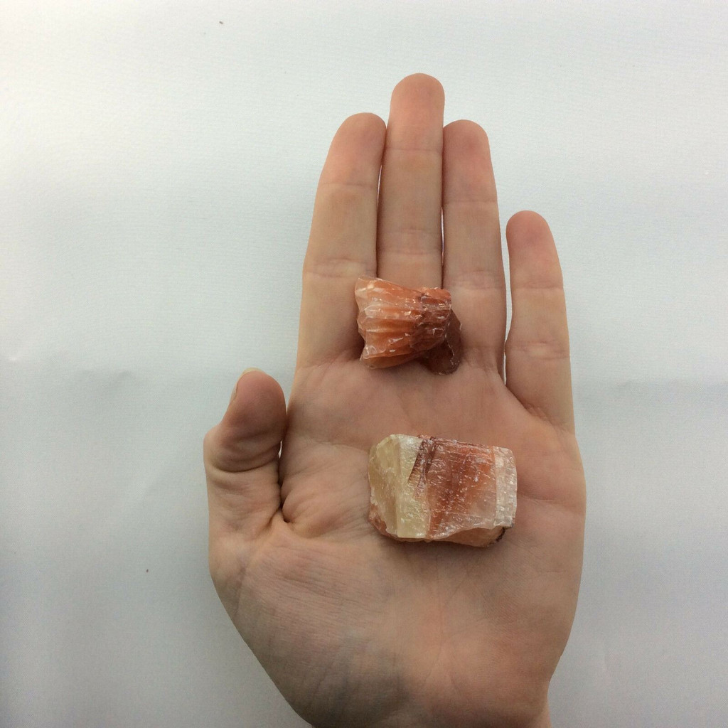 MeldedMind One (1) Rough Red Calcite Natural Red Crystal