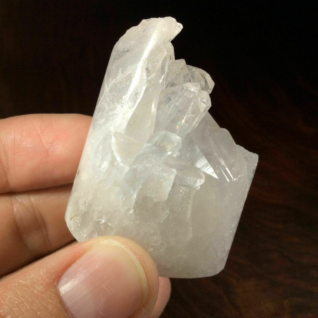 Small Clear Quartz Crystal Core Geode 170506 37mm Master Stone of Healing