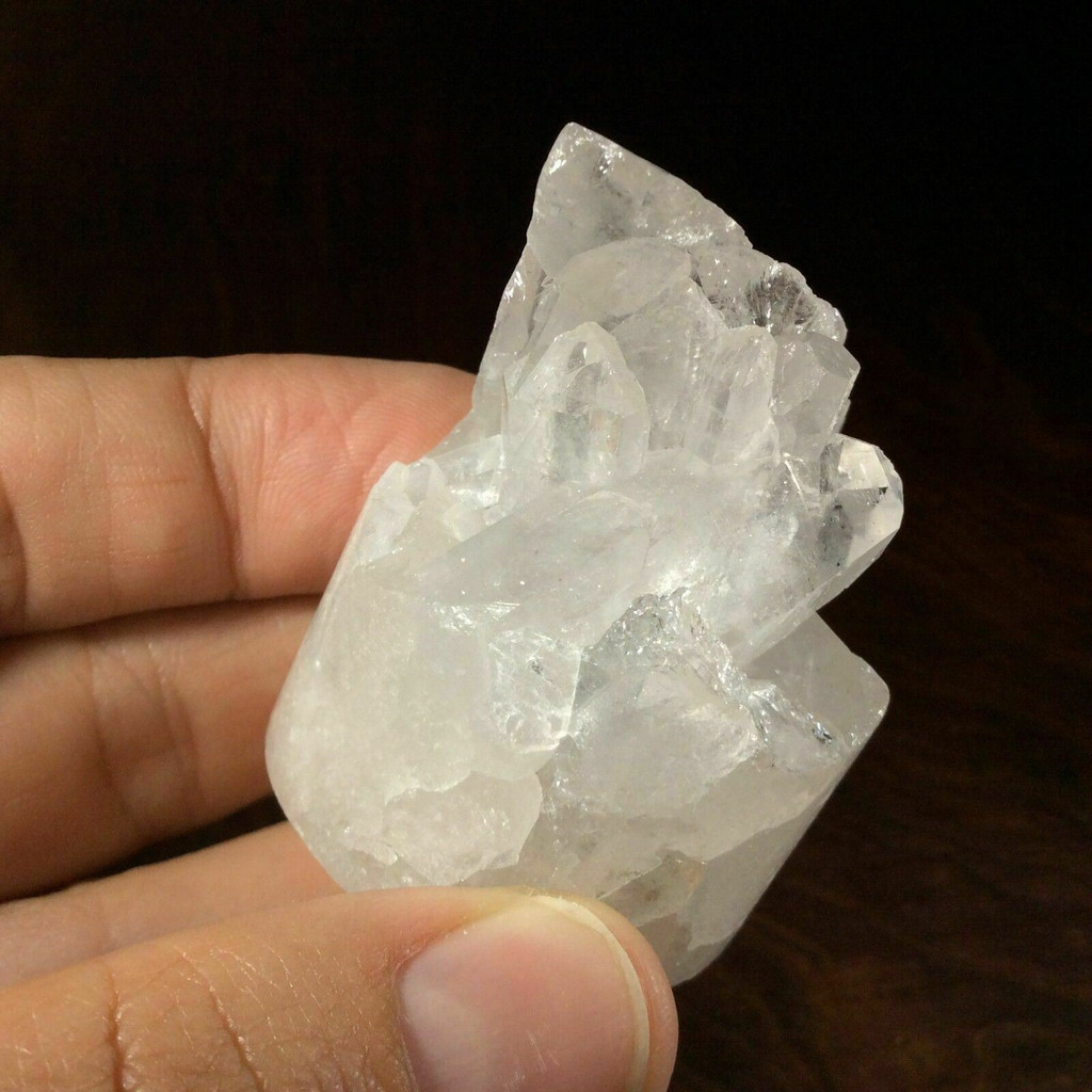 Small Clear Quartz Crystal Core Geode 170506 37mm Master Stone of Healing