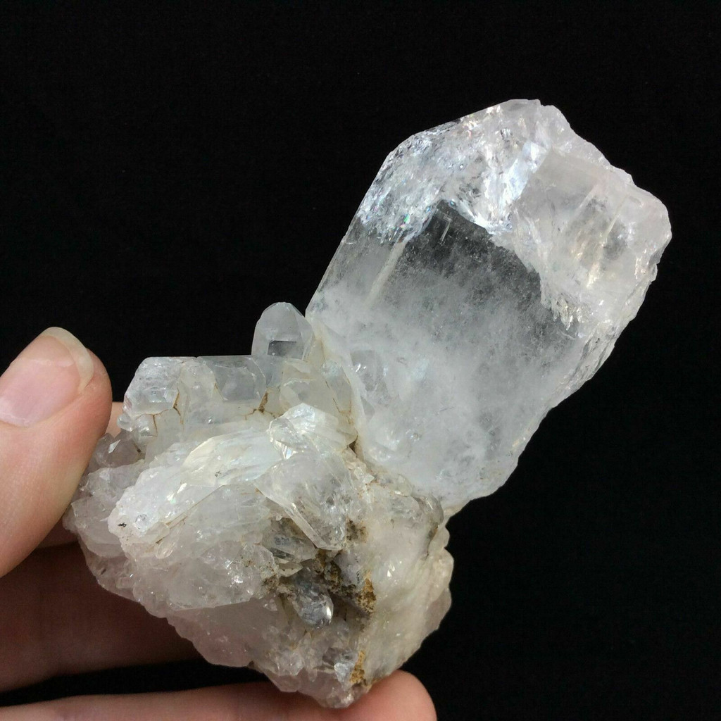 MeldedMind Faden Quartz Cluster Specimen 2.06in x 3in Natural Crystal 170306