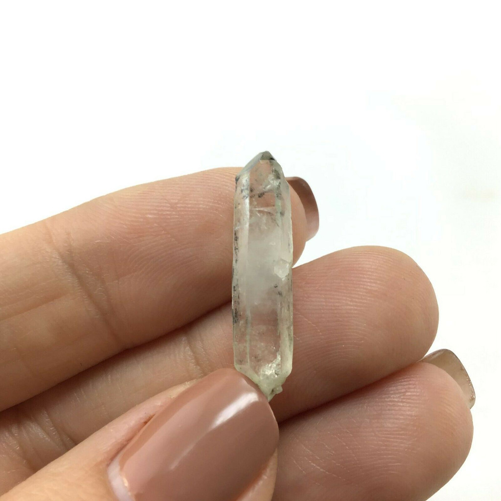 Chlorite Quartz Crystal Specimen 1.5g 27mm 1902-208 Double Terminated Brazil