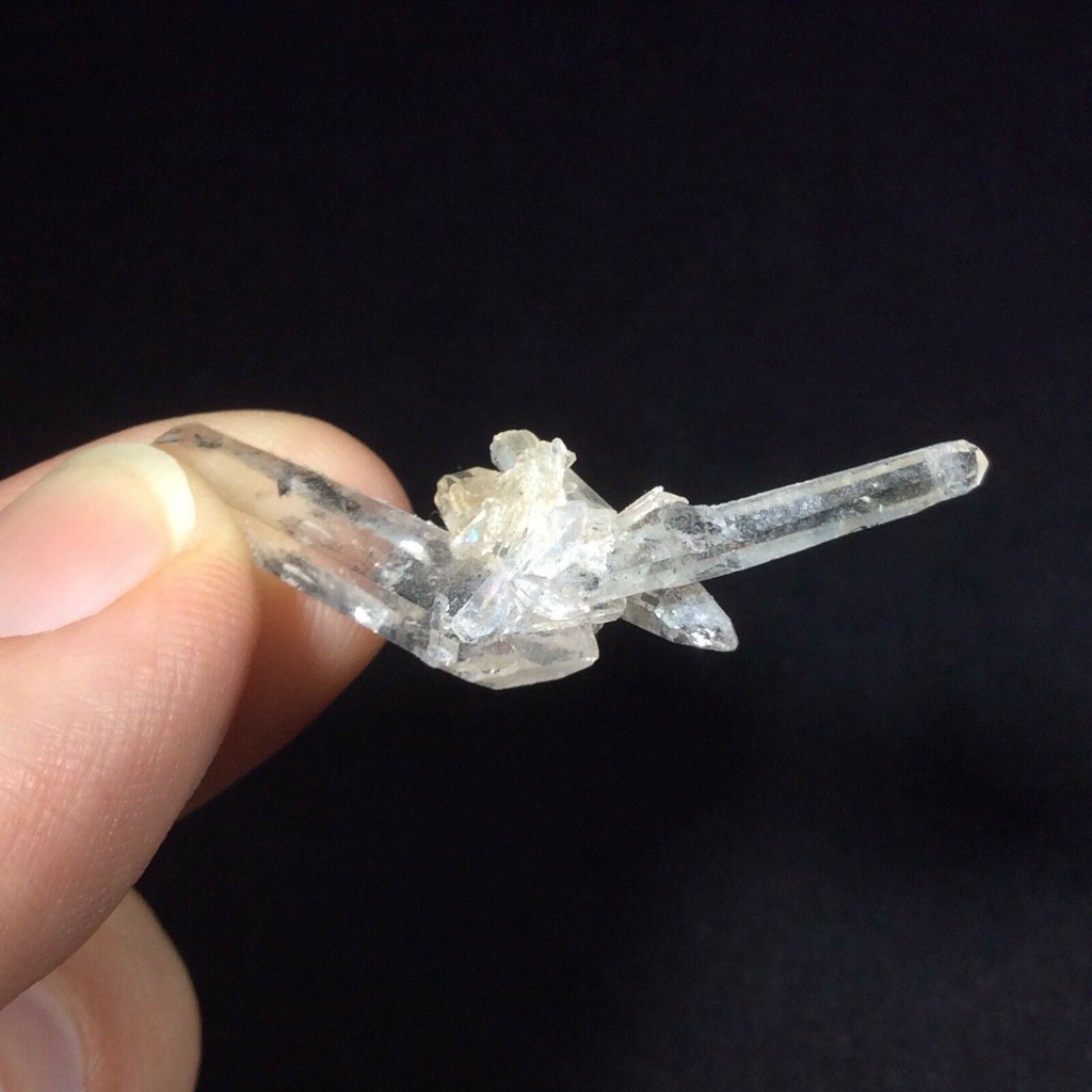 Carbon Included Quartz Crystal Specimen 171216 Tibet Healing Stone Metaphysical