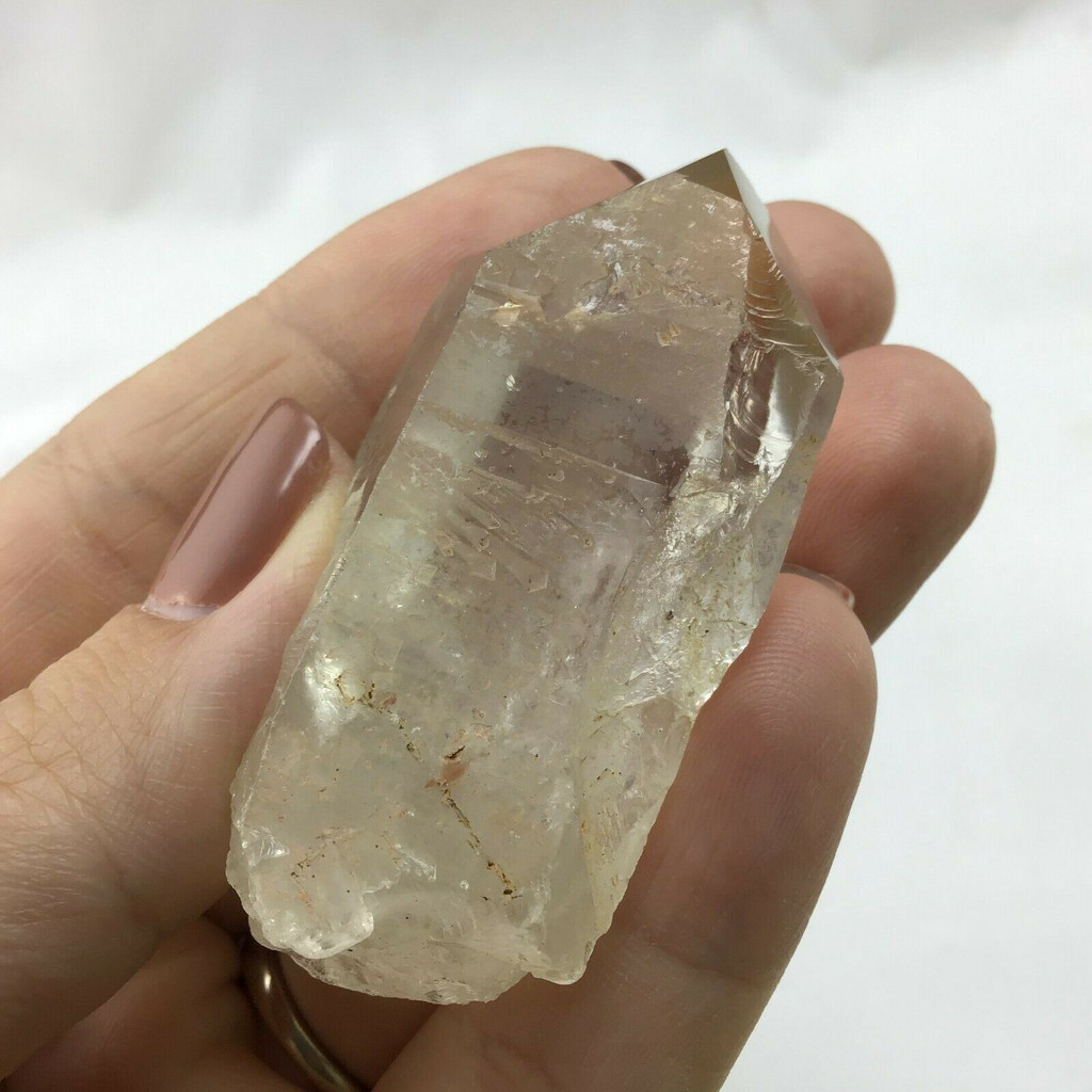 Red Lemurian Seed Quartz 60mm 54g 1901-329 Minas Gerais Brazil Crystal