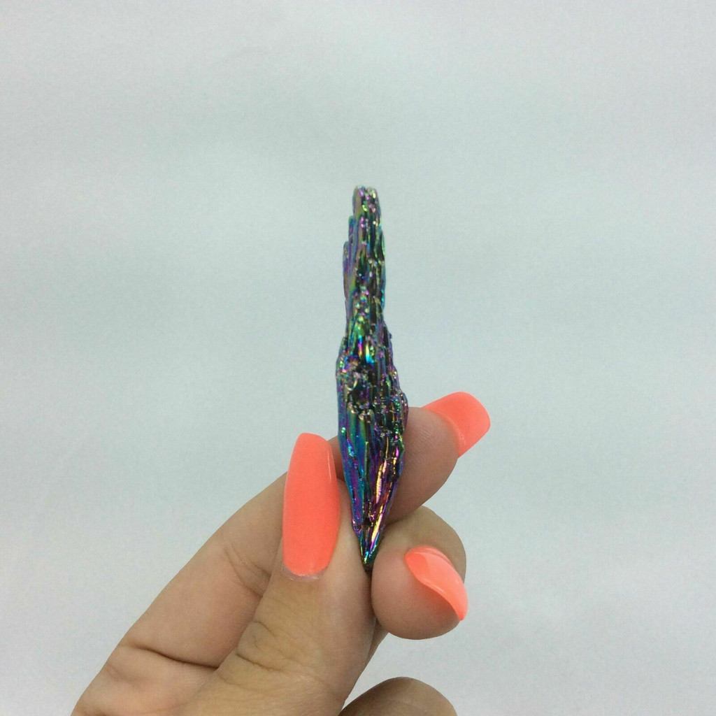 Titanium Plated Kyanite Blade Specimen 180406 59mm Stone of Protection