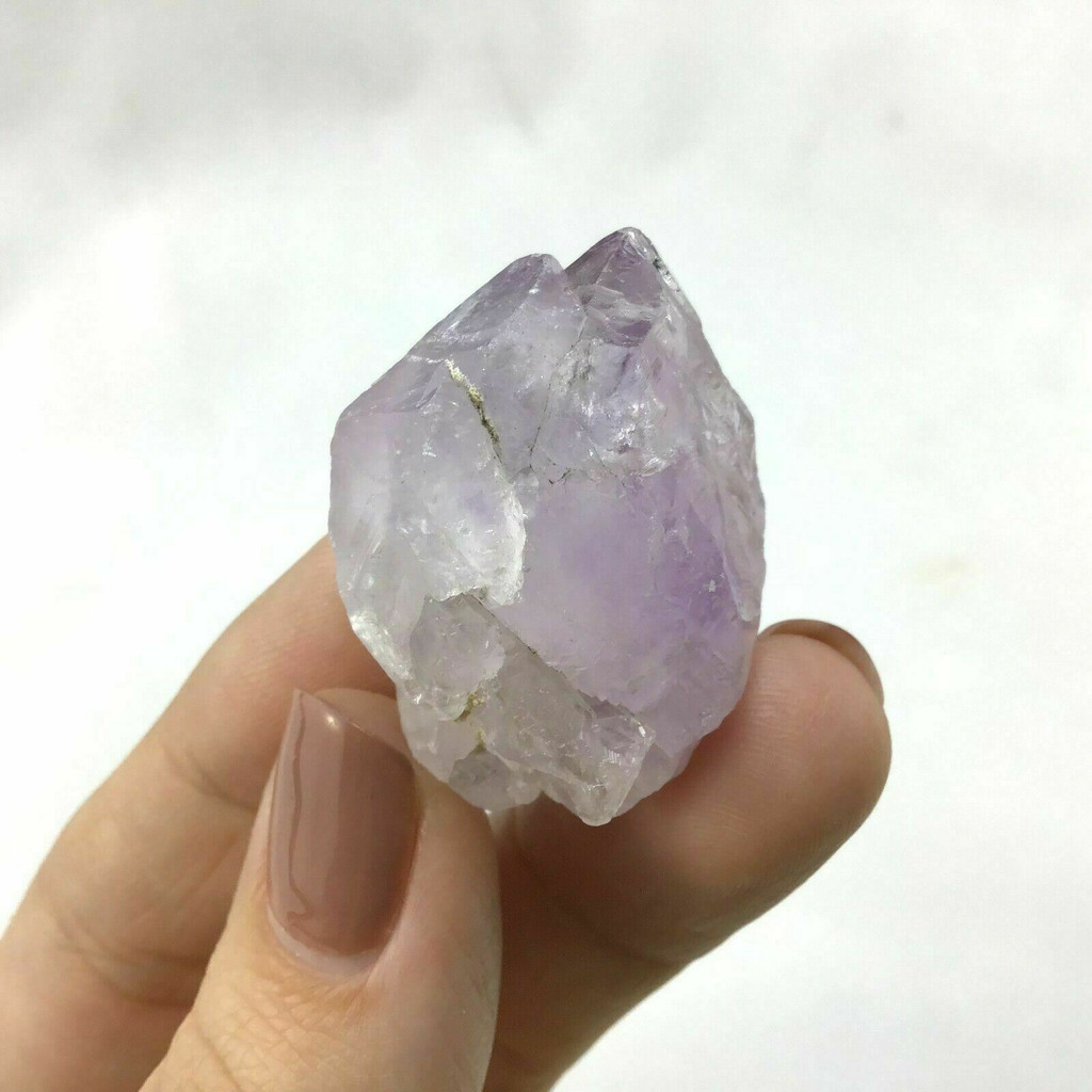 MeldedMind Skeletal Elestial Amethyst Quartz Crystal 1.42in Madagascar 1902-290