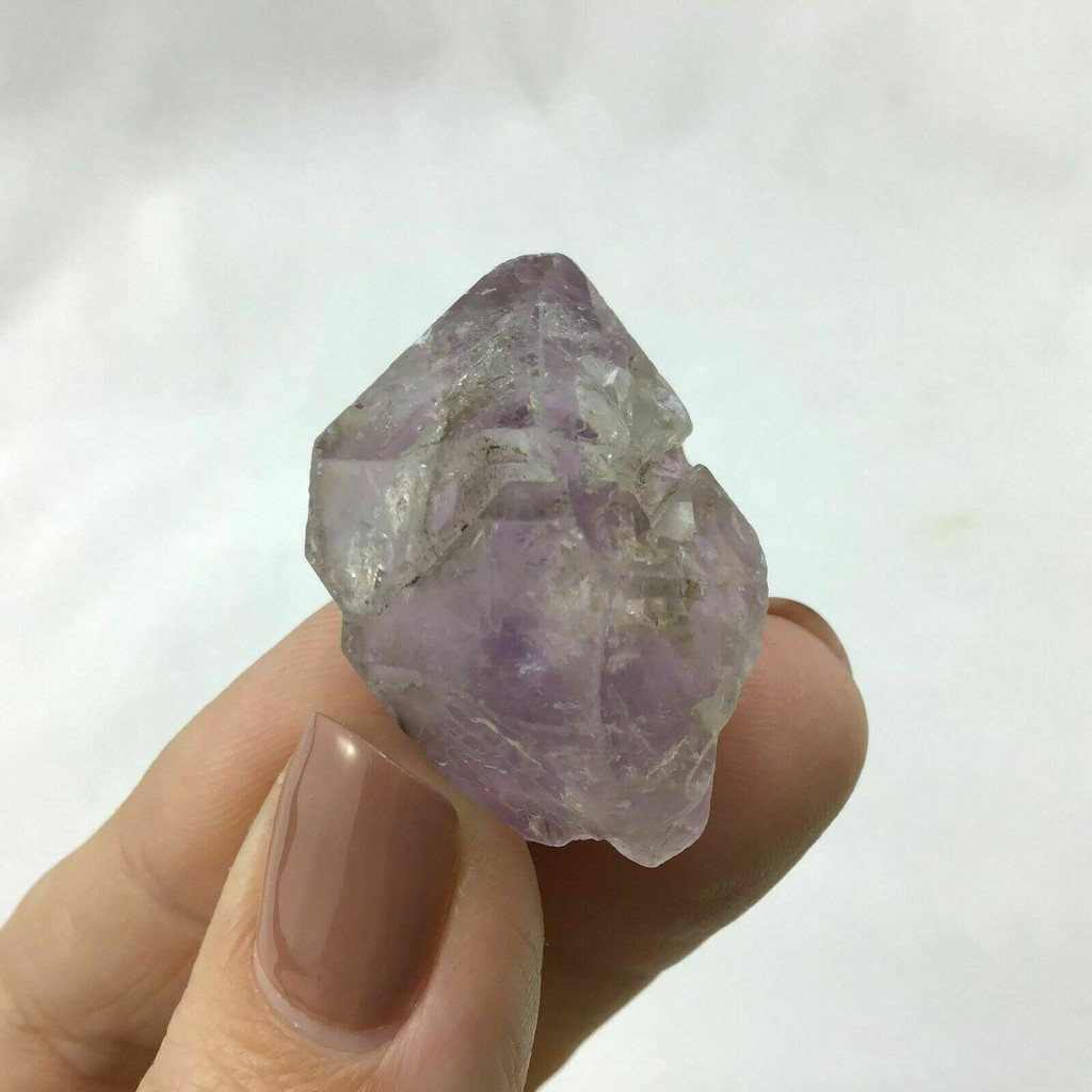 MeldedMind Skeletal Elestial Amethyst Quartz Crystal 1.31in Madagascar 1902-291