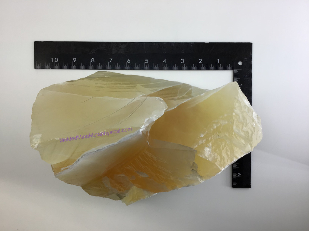MeldedMind XL All natural orange calcite specimen 1905-275, energy crystals, ora