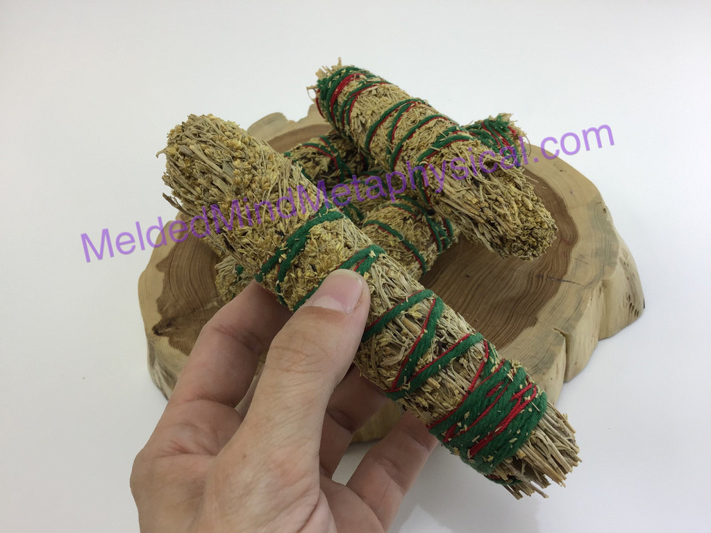 Desert Sage Smudge Sticks Green Wrapping Cleansing Alternative Holistic Healing