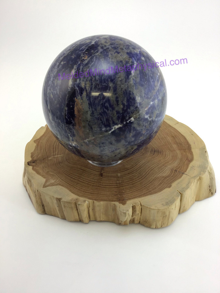 Large Polished Blue Sodalite Sphere 4.5 inch Home Decor Display Metaphysical 240