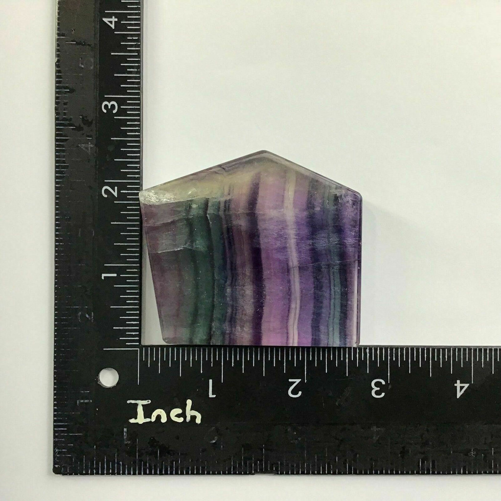 Beautiful Fluorite Slab 1806114 60mm Genius Stone Crystal Healing Metaphysical